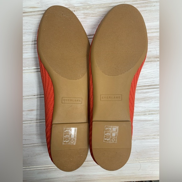 Everlane The Day Glove Flat Bright Red Knit Size 9 | Minimalist Flat - Picture 6 of 8